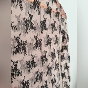 Free People Black and Pink Lace Intimate